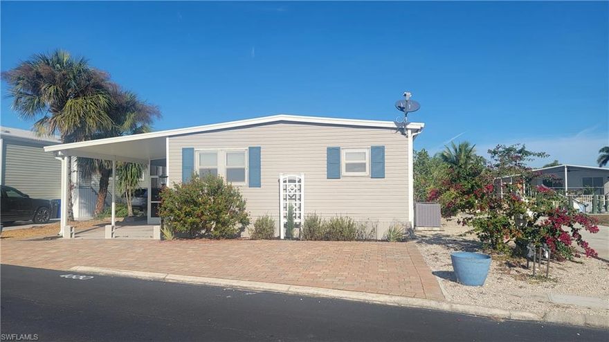 This canal home has the "WOW" factor! Top tier decorated that equals "Better Homes & Garden" magazines! Must see in person to really appreciate! In addition there are so many upgrades throughout new kitchen with island, gorgeous granite & backsplash, many drawers, open floor plan, crown molding, laundry in the residence, new baths rooms.
New mini split air conditioned lanai across the entire back of home has insulated Elite roof/ceiling panels, full view sliding windows that pocket to the side and 20/20 "no seeum" screens. Tankless water heater, reverse osmosis, new 200 AMP service to the home, hurricane panels, new whole house air conditioning system, 7000 pound boat lift with remote. All permits inspected and closed out. The active clubhouse has planned activities, pool, hot tub/spa, tennis, pickle ball, shuffleboard, basketball, boccie ball, picnic area. The lake at the park shows off colorful tropical sunsets and is a favorite place for residents to gather. The community proudly presents Gulf access into Estero Bay then into the Gulf in minutes by way of the private boat ramp for all residents to use. Once on the water there is fishing, shelling, beaches, waterfront restaurants and watching dolphins, and sunsets before getting home in minutes! Spring Creek Village has a convenient location. Coconut Point Mall and the new Lee Health at Coconut Point are just minutes away. The Hertz Sports arena, restaurants, shopping, public golf courses, FGCU, Fort Myers International Airport are all close by.