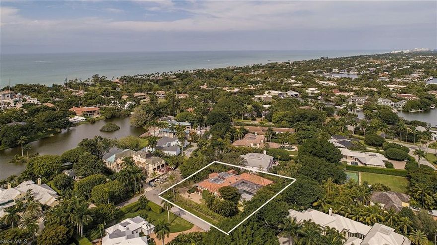 H.15600 - Excellent opportunity to buy one of the best valued lot-and-a-half properties in all of Port Royal, located within very close proximity of the Port Royal Club beach, fitness and tennis facilities! This homesite is 28,314 sq. ft. on lovely Lantern Lane - ideal for a future dream home. Current home being sold 'As Is'. This is an entry level, well-priced chance to buy into this prestigious community. Living and total area square footage is approximate. Attached floor plan has not been verified for accuracy but gives an idea of layout. Port Royal Club resident membership entitlement.