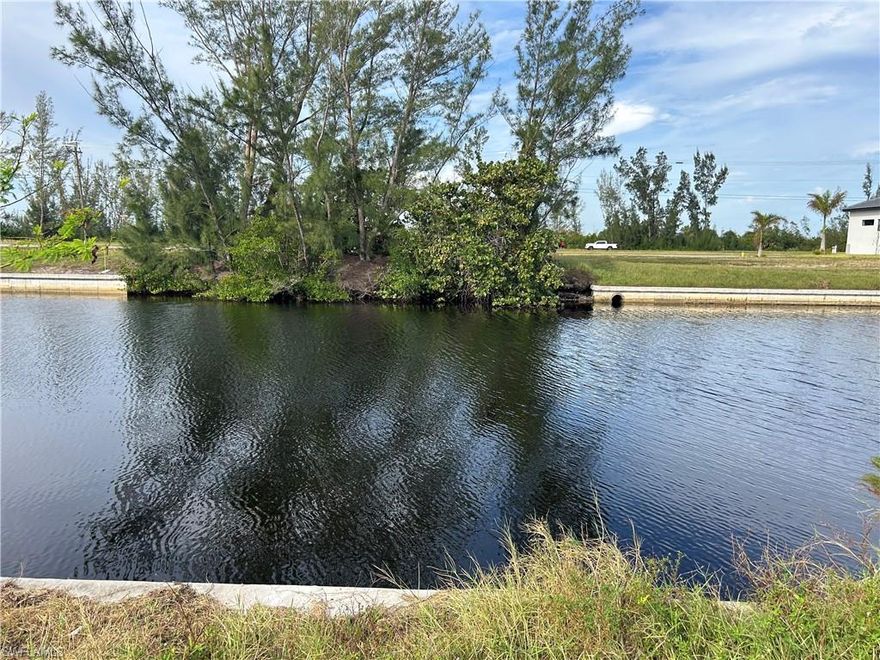 JUST A SHORT WALK AWAY FROM THE NEW TROPICANA PARK! Boasting a beach, water access points, & a launch dock! This beautiful piece of property sits on a large canal with SEAWALL ALREADY INSTALLED. Located just east of old burnt store road and nestled next to the future 7 islands project, you are practically in Matlacha's backyard in the highly desired NW section of Cape Coral! All homes on this block are on a canal, and just seconds from the spreader! Come check it out!!