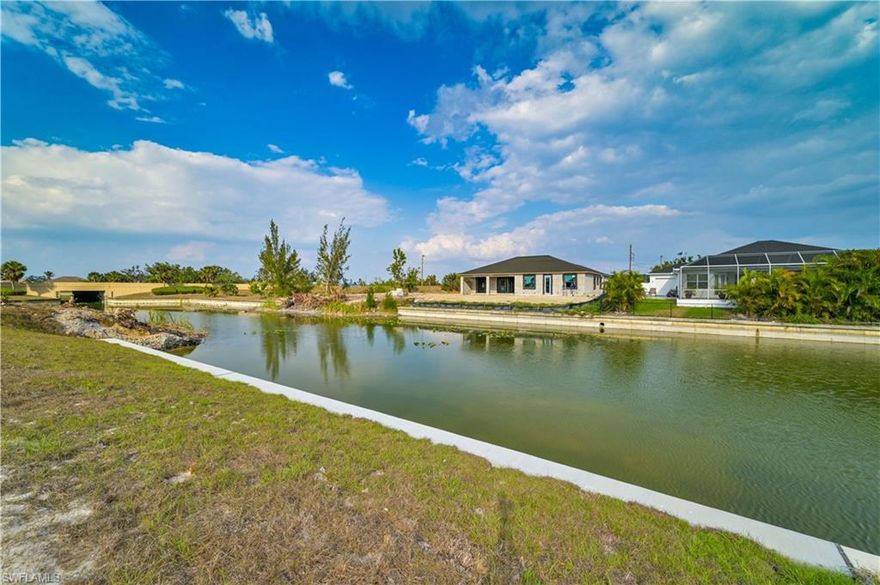 SELLERS WILL PAY OFF THE BALANCE FOR ASSESSMENTS..BRAND NEW SEAWALL ON THIS FRESHWATER CANAL...INVESTORS AND  BUYER'S THIS LOT IS FREE AND CLEARED.  TO BUILD YOUR  DREAM HOME OR SPEC HOME. VERY CLOSE TO SHOPPING AND ALL ACTIVITIES NEARBY. The seller will provide prints that are already made for this lot if you are interested.