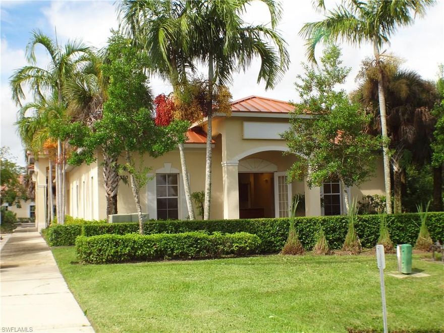 Ready for immediate occupancy.  Free Standing 3720 sq foot office condo located in Coconut Place. Office park has 3 free-standing buildings.  Located directly across the street from the Lely Horses (Lely Resort).  This building is currently comprised of 3 units (Unit 101 facing 41 is 1269 sq feet and very nicely built out former insurance office, middle unit 102 is 1182 sq feet with 3 private offices and open area, Rear unit 103 has one private office, open area, nice kitchenette).  All 3 units have a bathroom. All 3 units could be combined into one.  Work in one or two and lease the other for income.  Or use all 3.  Great exposure to US 41 and plenty of parking.  Over 35,000 cars per day passing by your business. Association fees are $4.57 per sq foot. ($4248 per quarter)   Real estate taxes are $1.40 per sq foot.  ($5210 per year)