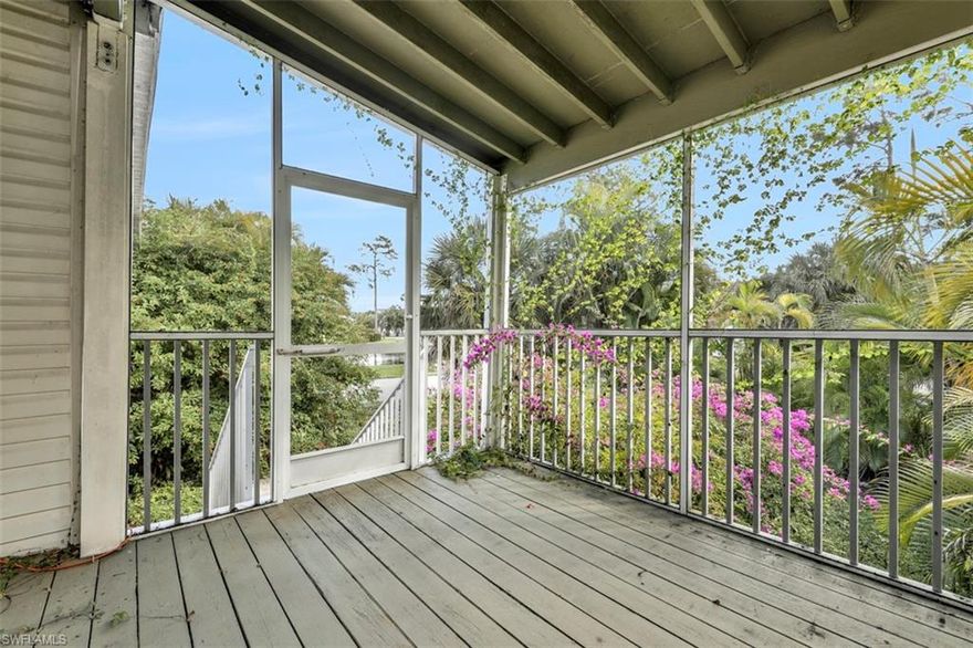 Gulf Access Key West Style Home! Excellent location for fishing, kayaking and only 25 minutes to Gulf of Mexico! 3 Bedroom 2 Bath with Loft that could be 4th Bedroom/Den/Office. Updated Master Bath with dual sinks, French Doors, Screened Porch for enjoying beautiful view of on corner lot. The community has a boat ramp, boat parking area, community pool and is close to shopping, beaches and airport. Boat Ramp, boat parking, community pool and is close to shopping, beaches and airport. Low HOA of 120 per month.