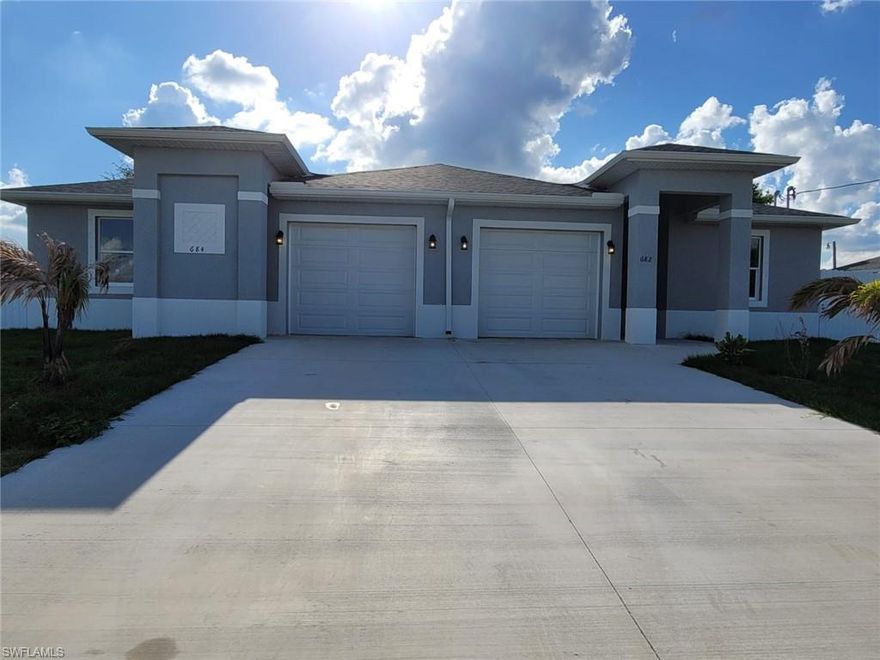 3 bedroom 2 bath 1 car garage with tile flooring throughout and stainless steel appliances including the washer and dryer. Located in East Lehigh with easy access to central Lehigh and SR 82.  Available for May 1st move in.