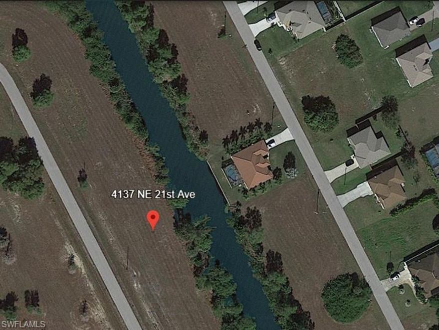 Waterfront oversized lot with a great view, Build your Dream House, ready to build your dream home. No seawall is necessary, and no flood insurance is required. Enjoy gorgeous sunsets, boating, fishing, kayaking, golf, or bird watching, all from your very own backyard. located at Gator Slough Canal providing access to an abundance of local waterways. The new neighborhood park, Gator Trails Park is within walking distance. Easy and Quick Access to Del Prado, Pine Island Rd, Fort Myers (toll-free), Punta Gorda, and Beaches in just minutes. Short distance to Fort Myers International and Punta Gorda Airport, conveniently located near restaurants, recreation, entertainment, golf courses, shopping, medical facilities, and schools.
