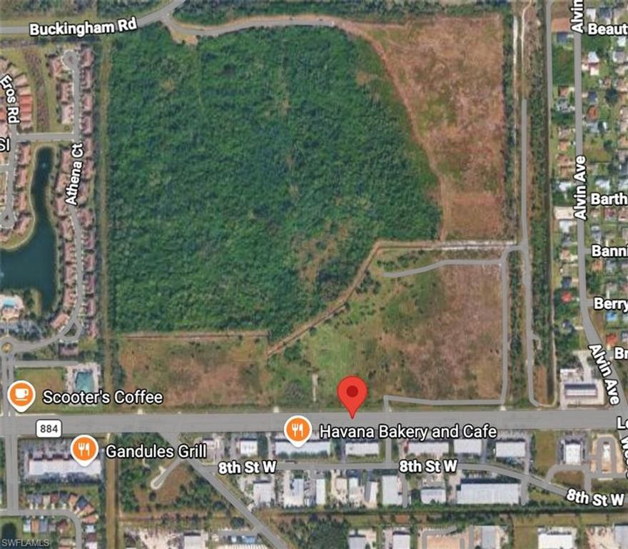 Prime Commercial Opportunity on Lee Blvd. Positioned within a new and growing development, this 1.67-acre commercial lot offers excellent visibility and access along Lee Blvd in Lehigh Acres. Surrounded by strong residential growth and an influx of new shopping centers and businesses, this site is ideal for retail, office, medical, or service-based uses. Take advantage of one of Lehigh Acres’ most active commercial corridors and secure a location in the path of progress.