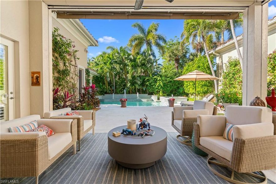 This beautifully renovated home in Terrabella at Pelican Marsh is the perfect mix of style and function. With a new roof and AC units installed in 2024, the home offers modern upgrades throughout. The open floor plan features a stunning white kitchen with high-end Wolf and Sub-Zero appliances, a wet bar, and a spacious living room that flows right out to the backyard. The outdoor space includes a refreshed pool and spa surrounded by tropical landscaping. The master suite is a relaxing retreat with dual custom closets, a spa-like bathroom, and access to the lanai. Two guest suites each have their own bathrooms, and the office/den is ideal for working from home, complete with custom built-ins. Every detail in this home has been carefully designed, including the beautiful millwork throughout. Pelican Marsh is a private, gated community known for its world-class amenities and vibrant lifestyle. Residents enjoy access to 8 Har-Tru tennis courts, 6 newly added pickleball courts, 3 bocce courts, and a state-of-the-art fitness center offering classes and personal training. The popular Courtside Restaurant provides a convenient and relaxed dining option, while the community center hosts a variety of social events, clubs, and activities. For golf enthusiasts, the Pelican Marsh Golf Club features a championship course designed by Robert von Hagge, with memberships available but not mandatory. The community also offers beautifully maintained walking and biking paths that wind through lush landscapes. Plus, this home is close to everything—Naples’ pristine Gulf beaches, upscale shopping at Waterside Shops and Mercato, world-class dining, and cultural venues like Artis-Naples. Whether you’re seeking relaxation or an active lifestyle, this home and its location offer the best of Florida living.