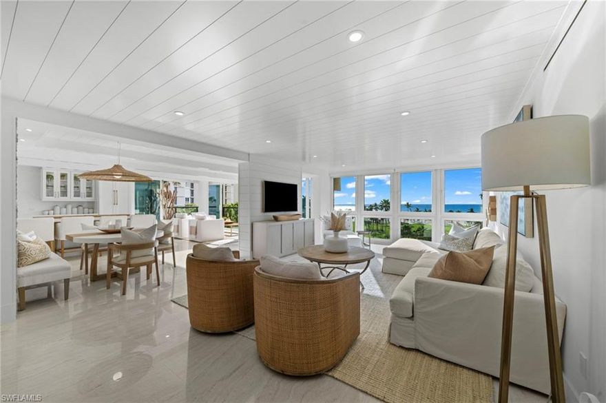 Refined luxury is delivered in this stunning 5th floor unit perched perfectly at beachfront level in the Allegro. This unit will not last, it is beyond perfection!