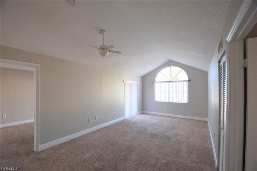 Great Condo to live in this Beautiful, conveniently located and very affordable community. This is a perfect Condo for a family and is waiting for you to make it yours!. 2nd floor unit with 860 sq ft of living under air. Open living room with arched windows and vaulted ceilings, large walk in closets that offers tons of storage. Nice size Laundry room. Community pool, fitness center and clubhouse room with kitchen available to residents for community gatherings and private parties. Great Ft. Myers location near I-75, Easy access to RSW Airport, Edison Mall and more. 10 min from water, close to Sanibel Island and beaches. Don't miss this amazing opportunity! Seller will consider all offers! MULTIPLES OFFERS: seller is asking for the best and final offer by 2p.m. tomorrow, March 17, 2021..