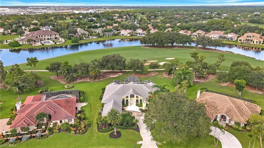 Welcome to the beautiful Fiddlesticks Country Club!! This home is located on an oversized, Southern exposure lot, overlooking the 18th Fairway of the "Long Mean" Golf course. Just picture watching  the gorgeous Florida sunset setting in your backyard over the Golf Course  every night. This home features a very spacious layout with alot of windows over looking the "Long Mean", a private pool and a hot tub and all the amazing amenities the club features for your use. A clubhouse, full food and Beverage menu with pizzas made to order, 2 of the top Florida Golf Courses, a year round tennis program, a resort style pool and cabana, a state of the art fitness facility, summer programs for the children and a full year social calendar to keep you busy. The golf cart is sitting in the garage ready for you!!!

Mandatory one time Membership fee of $65,000  and also a one time $2,000.00 Real Estate Transaction Fee.