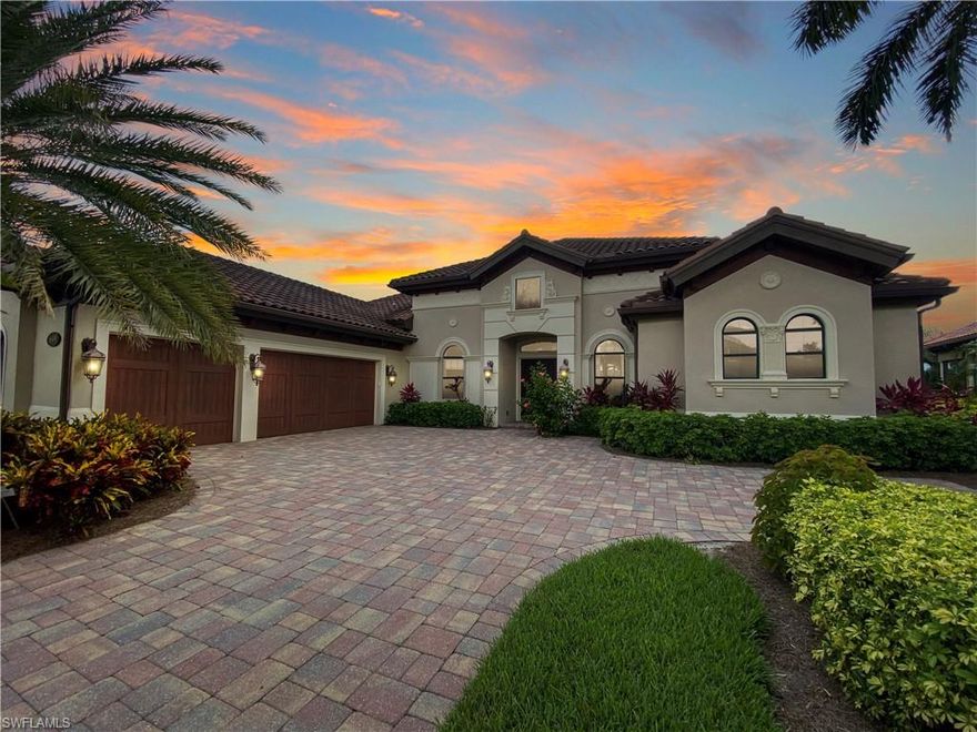 Your new Lely Resort home is right here! The Ponte Vedra Grande is a 4 bedroom plus den, 4 1/2 bath home with 3,525 square feet under air, and 5,116 total square feet, including a three-car garage and an expansive outdoor living area with pool and spa.

From the minute you walk through the double-door front entry, you will fall in love. Available fully furnished, this turn-key home features an open kitchen with a large island counter, a spacious pantry, and a breakfast nook.  The formal living and dining areas are perfect for entertaining your out of town guests. The family room features walls of sliding glass that retract back in two directions and opens to the outdoor living area.  

The oversized master retreat has access to the outdoor living area and was designed for the ultimate in privacy. The master bath has his and her vanities, a private water closet, large shower, and separate soaking tub.

Lakoya is associated with the stunning Players Club of Lely Resort which features tennis, impressive waterfall pools, indoor & outdoor dining, bocci, a gigantic fitness center, and tons of activities. Love golf? Choose from a private course and/or two semi-private courses.