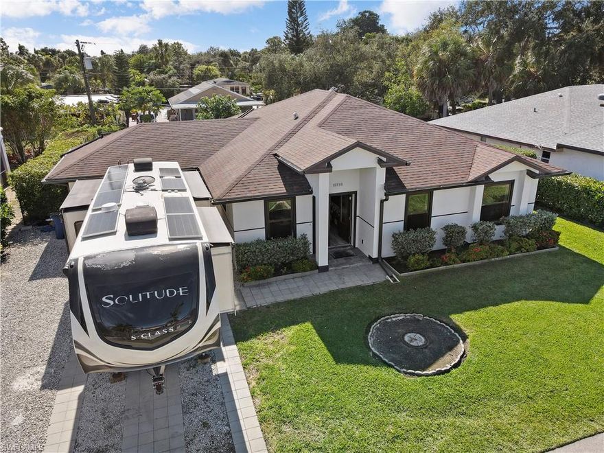 Annual Rental – Turnkey or Unfurnished
Located steps from the Old 41 entertainment district, this beautifully maintained home offers a bright open floor plan with abundant natural light, hurricane-impact windows, and tile flooring throughout. The spacious kitchen with a raised island flows effortlessly into the main living area, creating a warm and functional layout.
Enjoy a true Florida outdoor oasis featuring a solar-heated, cage-free pool, wet deck, outdoor kitchen, and covered pavilion—ideal for relaxing or entertaining year-round. Inside, the home provides a comfortable primary suite, two guest bedrooms, two bathrooms, and a two-car garage.
With its resort-style outdoor living and walkable location near dining, shopping, parks, and local events, this property offers exceptional convenience and lifestyle in the heart of Bonita Springs.