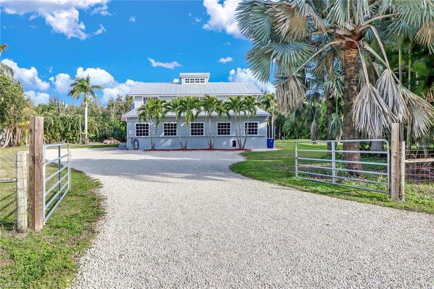 Elegance and Tranquility...your private island retreat awaits. Heart of Bokeelia, located on Pine Island, FL sitting on 2.64 acres, this home offers the Best of Everything PLUS a Mother in law apartment for guests. This unique home features a dream kitchen equipped with a Wolf dual fuel convection oven with grill and griddle, pot filler, Subzero fridge/freezer and separate built in wine fridge. The main floor bath has a jetted claw foot tub which invites you to relax and rejuvenate. The expansive property and pool is perfect for entertaining or relaxing in your own very private tropical oasis. The property includes various varieties of palm trees, fruit trees and bromiliads, . Surrounded by all the Island Amenities... shops, restaurants, marinas, boat ramps & of course the inshore & offshore fishing, beaches & barrier Islands yet nestled away off the beaten path. This is your Paradise Found!! or if you choose, current zoning allows you the option to plant fruit, palm trees. The Time is Now!! Make this Piece of Paradise yours Today - Motivated Seller!!