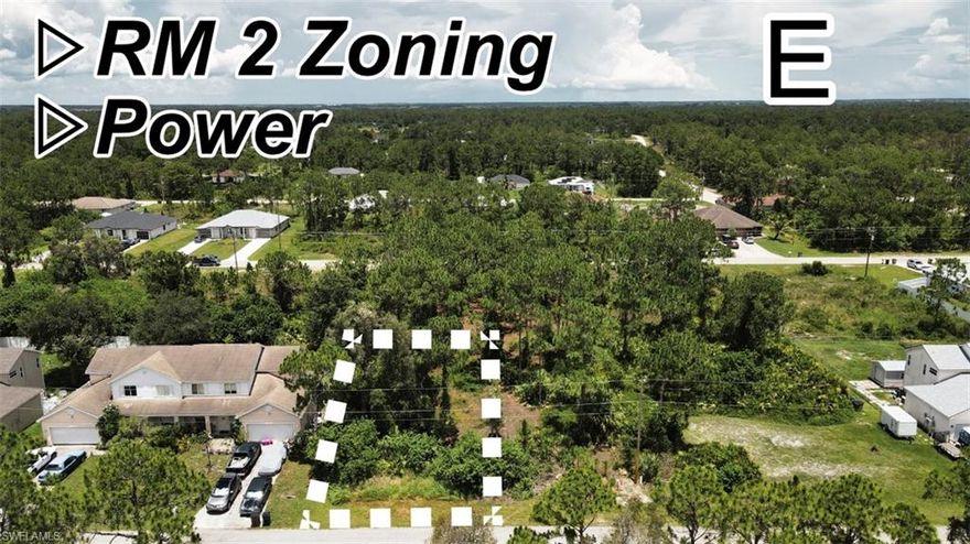 Take advantage of this great opportunity to own a vacant lot in the growing community of Lehigh Acres Florida. This property is zoned RM-2 which allows for residential multifamily development including the construction of a duplex. It is perfect for investors builders or homeowners looking to live in one unit and rent out the other. Located in a quiet but developing neighborhood this lot offers the ideal mix of privacy and convenience. The RM-2 zoning supports a range of residential uses and its duplex-ready status makes it a great option for rental income or multi-generational living. Key Features: Zoning RM-2 - Multifamily Residential - Duplex permitted, Use Build a duplex or hold for future development, Utilities Power nearby - water and septic needed - check with Lee County for current availability, Lot Size Standard residential parcel - contact for exact dimensions or parcel ID, Location Benefits Close to schools shopping parks and major roadways, Lehigh Acres is one of the most affordable and fast-growing areas in Southwest Florida. With easy access to Fort Myers I-75 and Southwest Florida International Airport this area is attracting new residents and investors every day. Whether you are an experienced investor or a first-time builder this lot offers solid potential in a high-demand market. Do not miss out on the chance to own a duplex-zoned lot in one of Floridas most active real estate markets.