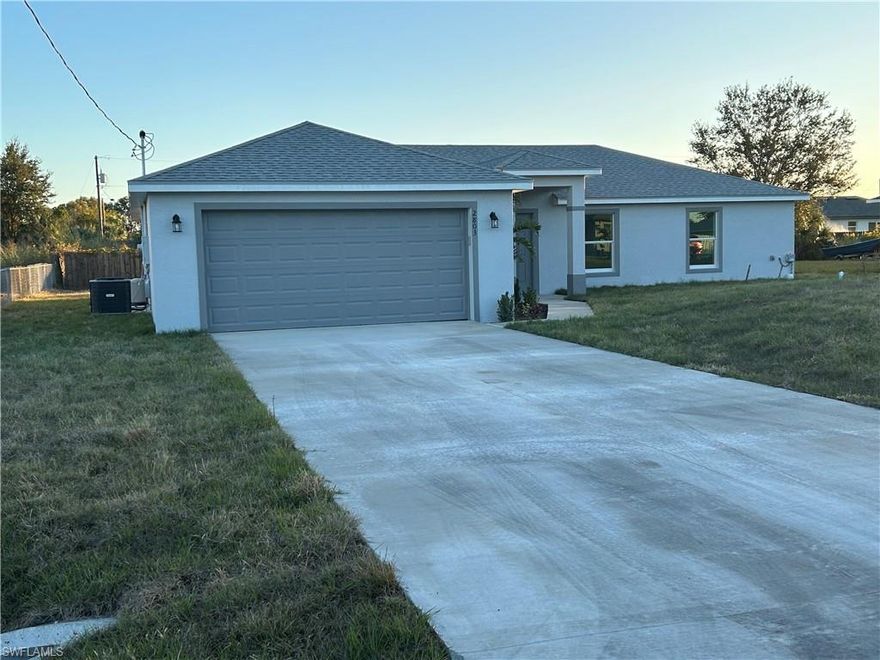 Brand-New 4 Bedroom Home! Be the first to call this beautiful 4 bedroom, 2 bathroom single-family home yours! Recently built, it features an open-concept design with a spacious kitchen overlooking the dining and living areas perfect for gatherings and everyday living. The kitchen shines with white cabinetry, granite countertops, and brand-new stainless steel appliances. The large primary suite offers a relaxing retreat with dual closets, dual sinks, and a sleek tiled shower in the bathroom. With tile flooring throughout, this home blends modern style with easy maintenance. Don't miss the opportunity to enjoy the comfort and convenience of new construction living! Renter insurance is required. Move in Administrative fee of $200 due upon move in.