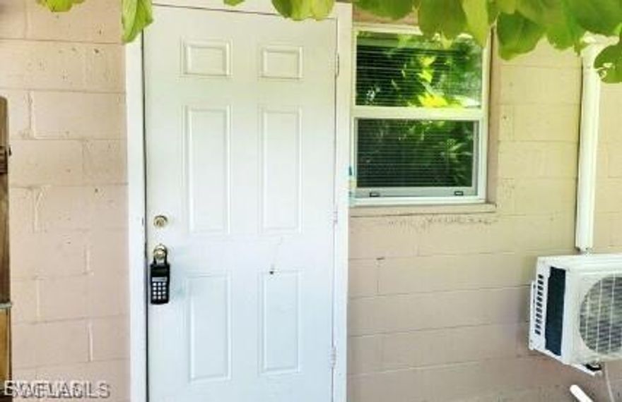 Cozy One-Bedroom Studio with Private Entrance in Pine Manor! This centrally located studio offers a private entrance and a fully fenced yard for added privacy. Conveniently situated near downtown Fort Myers, major shopping centers, the airport, hospitals, and beautiful Southwest Florida beaches. Ideal for someone seeking a low-maintenance living space with quick access to everything the area has to offer. Don’t miss this charming and affordable opportunity! Water & Electric are included.