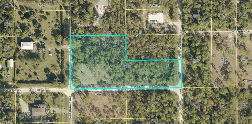Three lot site totaling more than 1.5 acres of land.  Located off the beaten path in a quiet, rural setting, on the north end of Pine Island, and not in a flood zone.  The seller recently strapped together 15294 Martinique Way PID# 32-43-22-06-00000.2230; 15274 Martinique Way PID# 32-43-22-06-00000.2240; and 15259 Bimini Way PID# 32-43-22-06-00000.2510, for selling purposes only., and the buyer would have the option of making them separate parcels again.  Plenty of room to build your island home and keep all your toys.  Not far from a public boat ramp giving you direct access to the outer islands and the beautiful Gulf of Mexico beaches, and some of the best fishing in SW Florida.  There are also marinas, restaurants, and a public golf course close by.