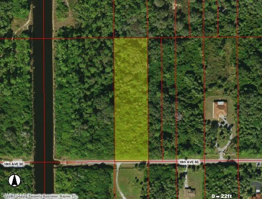 Across the street from house at 3960 18th Ave SE, west off desoto Blvd.