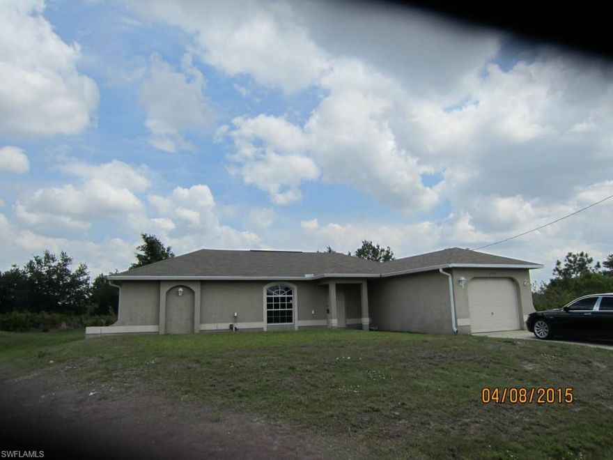 This 3/2 open floor plan home, located in the convenient NW area of Lehigh Acres has never been lived in, so appliances and flooring are in new condition.  A/C is being replaced, so it will be brand new.  Come and see today before it's gone.