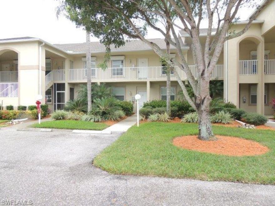 SECOND FLOOR CONDOMINIUM IN STONEYBROOK OF ESTERO, UNIT FEATURES 2 BEDROOMS, 2 BATHROOMS, EAT-IN KITCHEN, GREAT ROOM, DETACHED CARPORT AND SCREENED BALCONY WITH GOLF COURSE VIEWS. STONEYBROOK OFFERS A CLUBHOUSE WITH POOL & SPA & EXERCISE ROOM ALONG WITH A PUBLIC GOLF COURSE TO PAY AS YOU PLAY!   EASY ACCESS TO SW FL INTERNATIONAL AIRPORT, MAJOR ROADS, SHOPPING AND DINING. THIS IS A FANNIE MAE HOMEPATH PROPERTY.