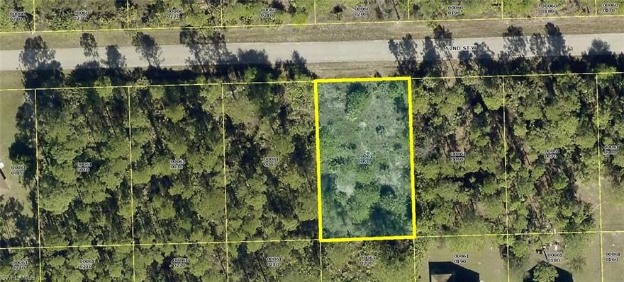Very nice extra high and dry over 1/4 acre homesite (81' x 138' ... 11,178 Sq. Ft.) in a very quiet low to no traffic dead end street neighborhood of well kept single family homes in LEHIGH ACRES. This homesite has been previously cleared and also comes with $10,000 +/- of fill already on-site. Property features highly desirable Southern views at the rear of the homesite with quick and easy access to Sunshine Boulevard, Buckingham Road, State Road 80, Lee Boulevard, shopping, restaurants, recreation, schools, boating, fishing, tennis, golfing, SWFL International Airport and all Southwest Florida has to offer. Western sunset views facing the front - street side of the property. County maintained roads with power near by. Build your dream or vacation home now and/or save this special area homesite for later. Don't miss this unique opportunity to purchase this choice property for only $15,995 with SELLER DIRECT FINANCING (US) with $0 (ZERO) down, no credit check, job nor income verification are not required for ONLY $149.00 per month payment. Personal checks OK. Don't wait too long as it will be gone ... you'll be so glad you did...