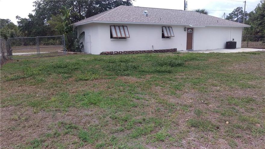 Newly remodeled 3 bedroom/2 bath home on a quiet corner lot. Seller has recently poured a new concrete patio in rear of home with a sidewalk along side of home that connects to it.  The beautiful oversized backyard is fully fenced and ready for growing family or pets.  Close proximity to schools and airport.