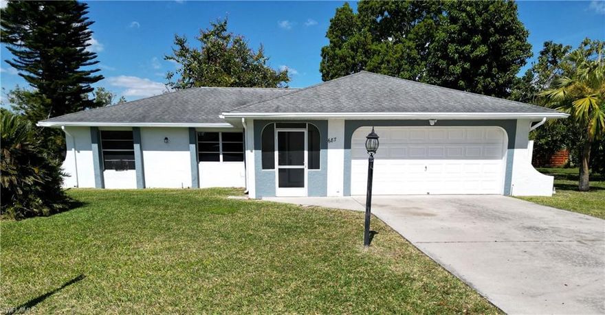 Location, Location, Location! The Meadows at Mirror Lakes is a beloved neighborhood. Homes are rarely available. This tastefully remodeled home is available TODAY for immediate move in! Very low HOA fees. Central Water/Sewer. No worries, the roof is a 2017 and home is not located in a flood zone. Kitchen presents new stainless appliances and new soft close cabinets. The dining room illuminates with a modern light fixture. When you step in you feel right at home! Call today for your private showing!