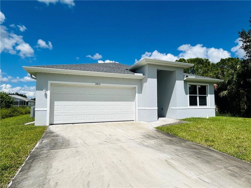 This stunning 2026 new construction 3 bedroom, 2 bathroom single-family home is located in the highly desirable Southwest Lehigh Acres area. Featuring a modern open concept layout with quality finishes throughout, this residence is built to current Florida building standards for ultimate peace of mind. Durable vinyl plank flooring flows seamlessly throughout the entire home, offering both style and easy maintenance. The gourmet kitchen showcases elegant white quartz countertops paired with crisp white cabinetry, providing ample space for cooking and entertaining. The spacious master bedroom includes a en-suite bathroom complete with dual vanities, a relaxing freestanding bathtub, a separate walk-in shower, and stylish white cabinetry. The guest bathroom offers convenient dual sinks and matching white cabinets. Equipped with impact-resistant windows and doors, this home delivers enhanced storm protection. The property is awaiting final inspection for the Certificate of Occupancy and is being sold as-is by a motivated seller. This is an exceptional opportunity to own a brand-new, move-in-ready home in a rapidly growing community with easy access to schools, shopping stores, dining, and quick commutes to Fort Myers. We have two other identical new construction properties just like this one available in the area.
Schedule your showing today!