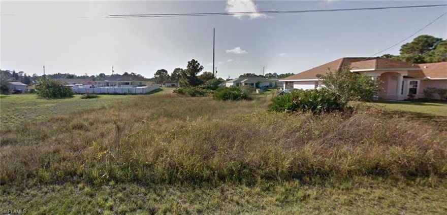 Excellent 1/4 acre homesite ready for construction. Located outside of a floodzone and quick access to the greater Ft Myers area. Lot in nearly cleared. Call today for more info!
