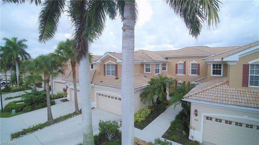 This beautiful, RENOVATED, 2nd floor coach home is located in Naples Lakes Country Club.  NLCC was voted the “Best Country Club” in SWFL by Gulfshore Business Magazine in its 2018 Best of Issue. This bright and spacious, 3 bedroom coach home has a large den and 3 baths, plenty of room for family and friends. The custom designed kitchen features new stainless steel appliances, a custom island and granite counter tops. There are coffered ceilings with crown molding throughout. The floors are tile set on a diagonal with new wood laminate in the den. There are new light fixtures and ceiling fans and this one of a kind home was repainted in 2016. The view is spectacular from the L-shaped, screened in lanai with Western exposure that overlooks the 18th fairway, green and clubhouse of the recently renovated Arnold Palmer designed Signature golf course.  Enjoy fine or casual dining with indoor or outdoor seating, an attended fitness center, full service pro shop and more in the 23,500 square foot clubhouse. NLCC has all the amenities you would expect, including tennis and village and community pools and spas.  NLCC is located close to Downtown Naples shopping, beaches and restaurants.