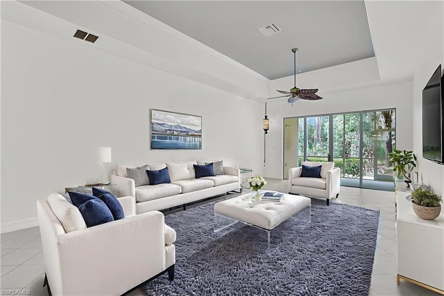 This lovely 3-bedroom villa has been impeccably cared for and shows beautifully. The popular Pelican model features tray ceilings, an open and spacious floor plan, and abundant natural light throughout. Recent updates include fresh interior paint, new laminate flooring, and a newer A/C. 

Enjoy peace of mind with hurricane-impact windows and doors, a new roof installed approximately one year ago, and generous storage including large walk-in closets in the primary suite. The eat-in kitchen, 2-car garage, and thoughtful layout make this villa live like a single-family home while offering the low-maintenance lifestyle of a condominium.

Association fees include water, cable, internet, pest control, and insurance, making ownership easy and convenient. Residents of Blue Heron enjoy a community pool, tennis and pickleball courts, clubhouse, exercise room, and an active social calendar.

Ideally located close to shopping and dining, and just a short drive to Naples’ award-winning white sand beaches—this move-in-ready villa is the perfect place to enjoy the Southwest Florida lifestyle.