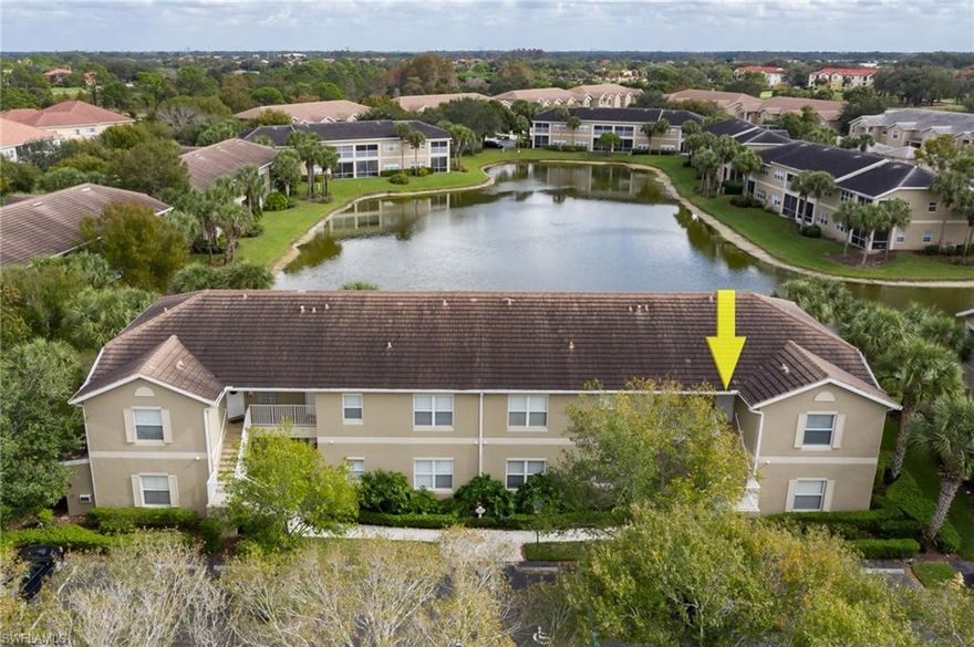 Lakeview Ashbury model end unit is in the gated community of Summerwind in Gateway. Views of the lake from lanai, living room and master Bedroom. This great room floor plan condo has high ceilings in living room and master bedroom with lots of windows to let all the natural light in. The community features a large pool and spa, beautiful walking trails, parks and play areas. Golf, tennis and social memberships are available through The Club at Gateway. This community is located just minutes to shopping, Jet Blue park , RSW Airport restaurants,  I-75, Gulf Coast Town Center, Fort. Myers Beaches. Seller is very Motivated!!!