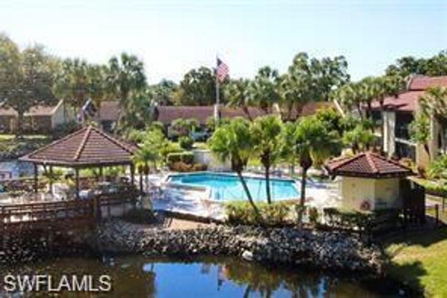 This is your opportunity to rent and enjoy all the wonderful amenities this wonderful and active gated waterfront community: golf, tennis, bocce, pickle ball, fitness and walking/biking trails, 2 restaurants.

Fully equipped 2/2 condo with tranquil lake view.  Pets are welcome with pet deposit.  Call today!