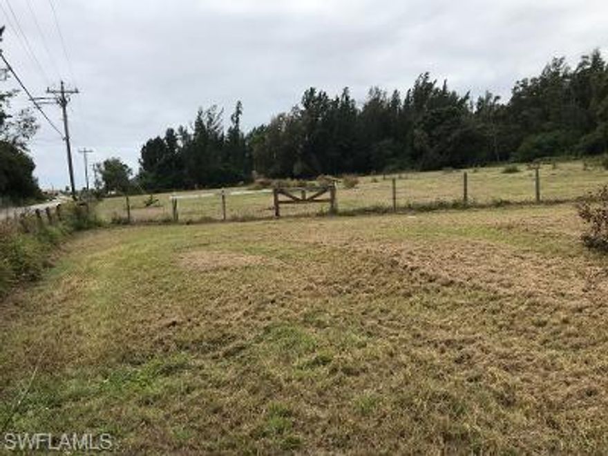 This Commercial 4.9 acre property is Conveniently located off of Pine Island Road in the Pine Island Corridor, near Chiquita Blvd & Veterans Parkway. Close to many established shopping centers and the New under construction, Cape Coral Grove Town Center and The Shops at Del Mar.  Land is already cleared. Electric in place.
Please verify with the city/county for zoning and land usage. Buyer to assume any Assessments, Capital Expansion Fees, hook up
