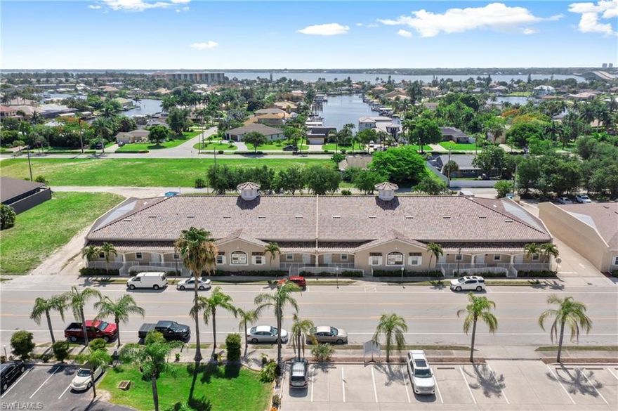 Lee Plaza is a newer 12 unit building designed and built in 2005. Two 1,282+/- sf side by side units are available for lease (Units 102 and 103) asking $2,950. per unit, and they offer a nice air conditioned office space which is roughly 18'x18' with windows facing the street and ADA compliant restrooms. The warehouse is approximately 1,000 sf, has a 12' overhead door and 14 foot ceilings. There are 3 designated parking spaces behind the unit along with on-street parking on SE 16th Place. This unit is located in the downtown area of Cape Coral, just east of Del Prado Blvd. Unit is vacant and ready for occupancy.