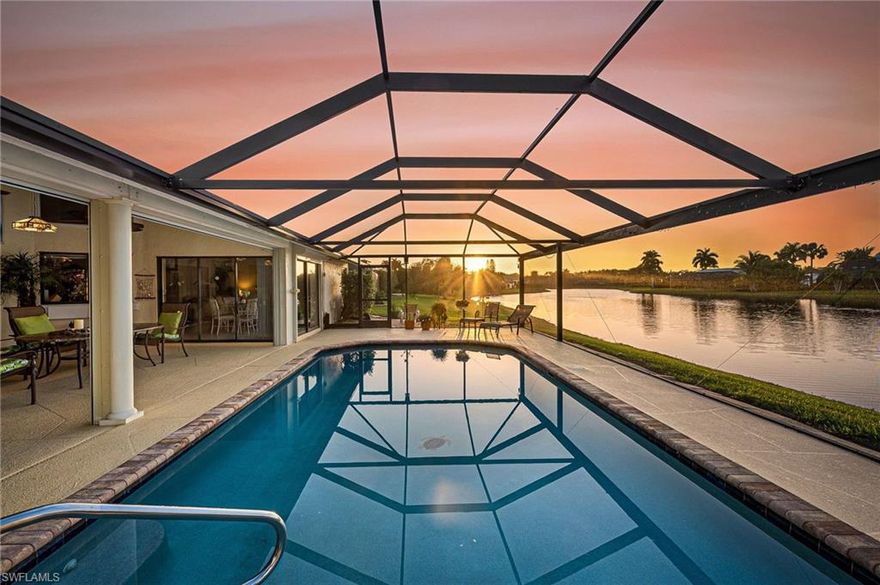 Experience breathtaking lakefront sunsets from this pool home located in the gated community of Vanderbilt Lakes, a true hidden gem west of US-41 with low HOA fees and an unbeatable location near the Gulf.

Set on a peaceful lake, the home offers beautiful water views and incredible potential for a buyer looking to update and create their own slice of paradise. The private pool and outdoor living area provide the perfect setting to relax, entertain, and enjoy Southwest Florida’s famous sunsets.

Just minutes from Barefoot Beach, Bonita Beach, and Vanderbilt Beach, this location puts you close to everything that makes coastal living so desirable. Mercato and Coconut Point are also nearby, offering endless dining, shopping, and entertainment options.

Whether you're searching for a full-time residence, seasonal retreat, or investment opportunity, this property offers a rare chance to own a lakefront home in one of Bonita Springs’ most convenient coastal locations.
