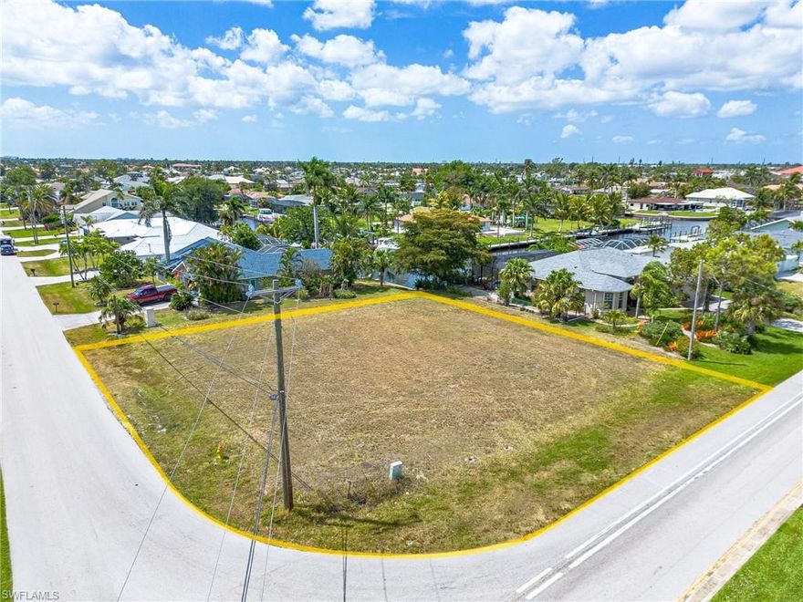 Rare Opportunity in SE Cape Coral! This oversized .36-acre corner lot is ideally located just minutes from the boat ramp at Herman Horton Memorial Park, providing quick access to the Caloosahatchee River and straight out to the Gulf, including the stunning beaches of Sanibel. Set in a quiet neighborhood with no HOA, this spacious lot offers excellent access to Del Prado Blvd and Veterans Parkway/Midpoint Bridge, making travel around town easy and convenient. Whether you're ready to build now or hold for the future, lots like this near a park and boat ramp don't come along often!