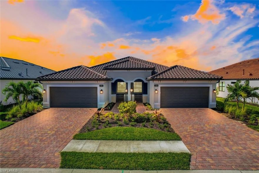 Professionally designed and decorated villa by Prime Design Interiors. The well-thought-out Ellenwood floor plan includes three bedrooms, two bathrooms, and a 2-car garage with an epoxy finish. 

IMPACT GLASS. Upgraded Lagoon quartz counters throughout.  Plantation shutters, upgraded lighting, trim work, a custom entertainment area, fans, and crown molding were all added after closing. 

Esplanade Lake Club is a natural gas community. The screened-in covered lanai faces west and has room for a pool. Dine waterside at the Bahama Bar and Grille. Incredible resort-style amenities include a pool and spa, exercise room, community boating, pickleball, and tennis courts, dog parks, and a full-service wellness center and spa. 

Esplanade Lake Club is in the perfect central location and was the 2022 Master Planned community of the year. It is only 10 minutes from RSW International Airport and FGCU, and there are many shopping and dining options at Miromar, Coconut Point Mall, and Gulf Coast Town Center. 

Just a short drive to our award-winning SWFL beaches. Live every day to its fullest, enjoying a beautiful home, plentiful activities, and endless possibilities. Come Live Joy with the low-maintenance and highly amenitized lifestyle you've been searching for.