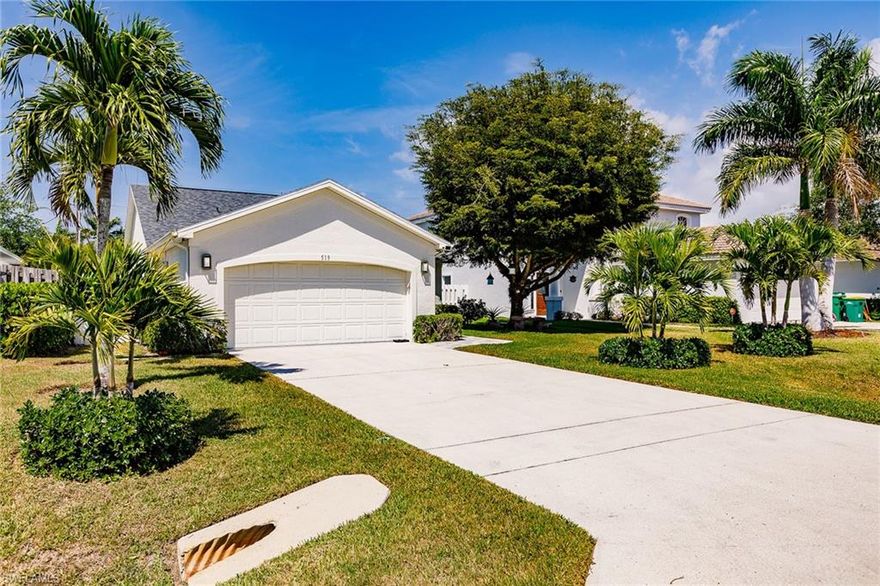 Located in the desirable 500 block of Naples Park, this beautiful, well-maintained home is just a short distance to the sunny, white-sand Vanderbilt Beach and Wiggins Pass State Park. The long-term owner has lovingly cared for the residence. Upon walking inside, you will notice the high ceilings, open floor plan and large family room leading to a beautiful glass outdoor lanai surrounded by lush green flowering plants. Three full bedrooms and two baths provide ample space for family and friends — living this close to the beach you will have many visitors. The Ritz-Carlton, La Playa hotels and Mercato are all close by with numerous restaurants, shops and entertainment venues.