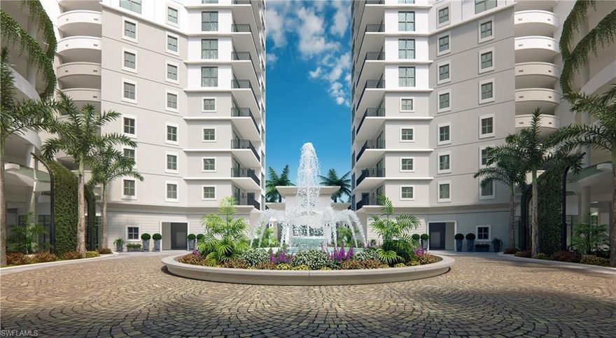 C2360  - New construction waterfront condo with stunning view of the Caloosahatchee River Estuary. Luxury fixtures, finishings and appliances come standard, with additional upgrades and full customization available. Prima Luce’s resort-inspired amenities include a zero-entry heated swimming pool, whirlpool, yoga studio and fitness center, library and business center, and a community social space complete with catering kitchen. Each residence includes one lobby-level storage locker and one covered parking space in the secured private parking garage. Additional parking spaces are available for purchase. Pet-friendly Prima Luce on the Waterfront is located on the shores of the Caloosahatchee in the Historic River District of Downtown Fort Myers, Florida, and is only a short walk, drive or bike-ride from fine dining and shopping, a vibrant arts and entertainment scene, numerous local festivals and events, boating & nature activities, and so much more! The SAN LUCIDO floor plan is located on floors 2, 3 & 4 of the West Tower, and floors 2–21 in the East Tower, with water views from every residence. Please check with Prima Luce Sales Team for current residence availability & pricing.