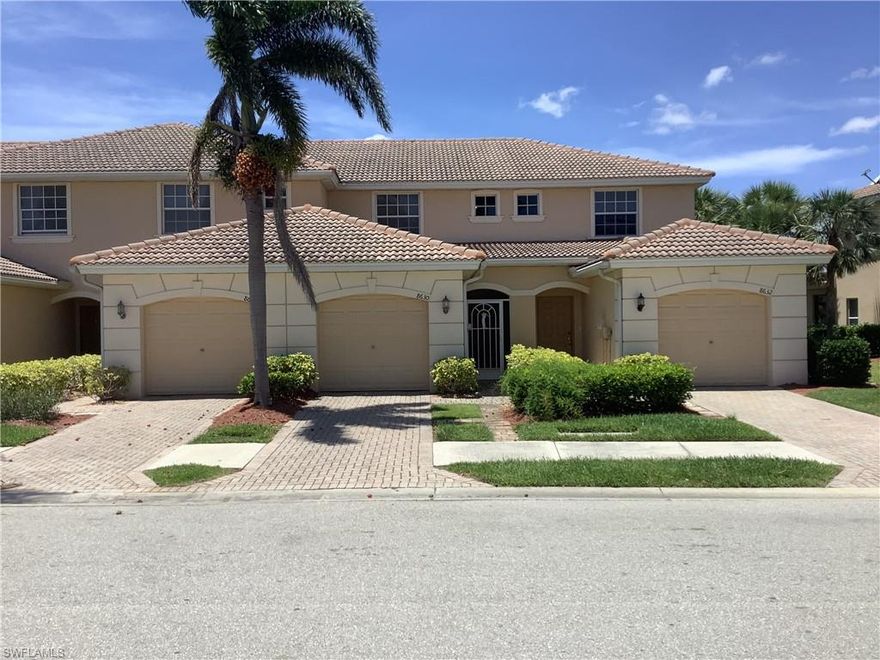 Beautifully updated 2 bedroom 2.5 bath townhome in the gated community of Olympia Pointe. Home features all tile on the first floor, upgraded wood cabinets, granite counters, stainless steel appliances and a fantastic lake view. Community offers a heated pool and spa, tot lot, kiddie pool and community center with exercise room, pool table and social room.