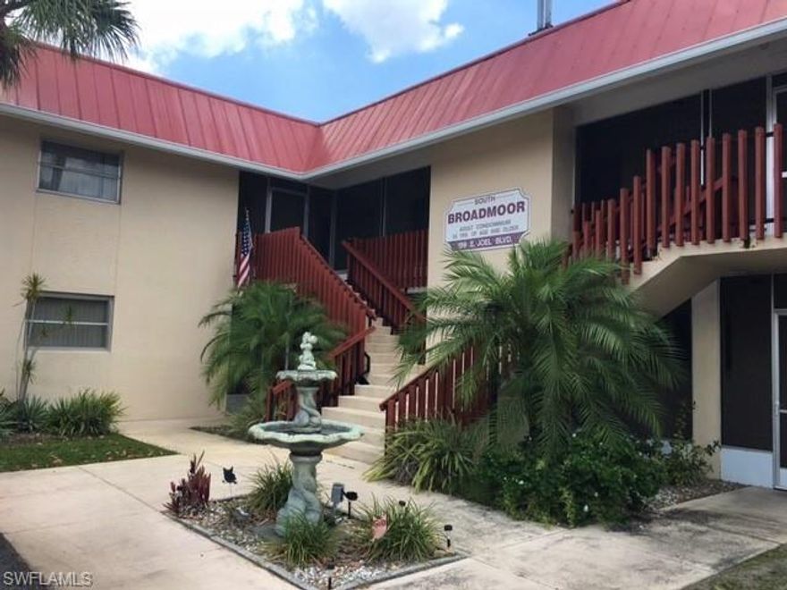 Rarely available, oversized, 2 bedroom, 2 full bath, corner condo unit has an enclosed lanai and offers an abundant 1036 sq. ft. of living space, with plenty of closet space. New AC in 2019. Like new water heater. Assigned parking space and additional guest parking spaces are available. Steps away from the well maintained, heated pool. Located in a comfortable, inexpensive, quiet, 55+ Community. Centrally located within walking distance to Lehigh Resort Golf Club, Trailhead Park, Winn Dixie and so much more.  DON'T GET STUCK IN THE COLD EVER AGAIN!!! Great Winter Retreat or Perfect size for single or couple looking to downsize.