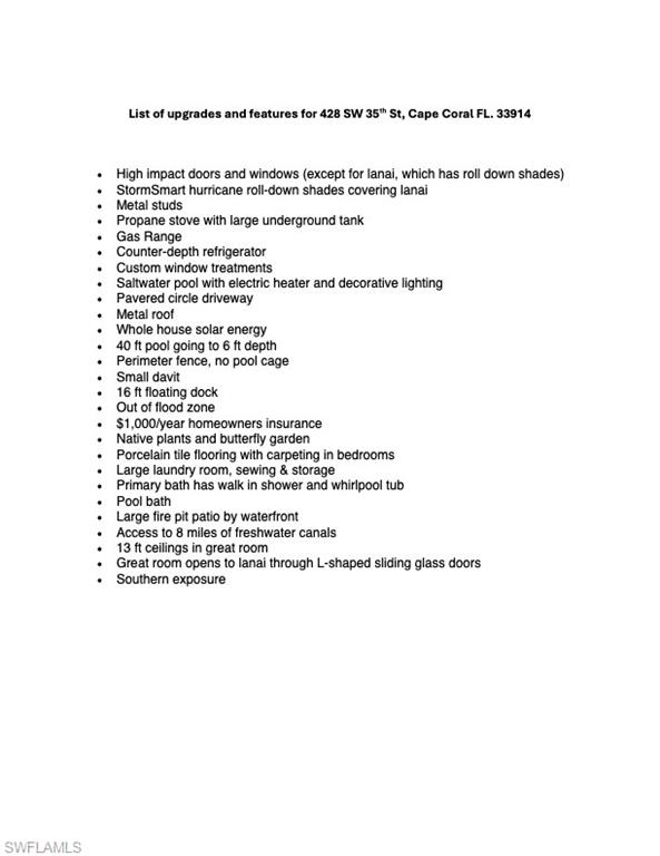 CAPE CORAL - Residential