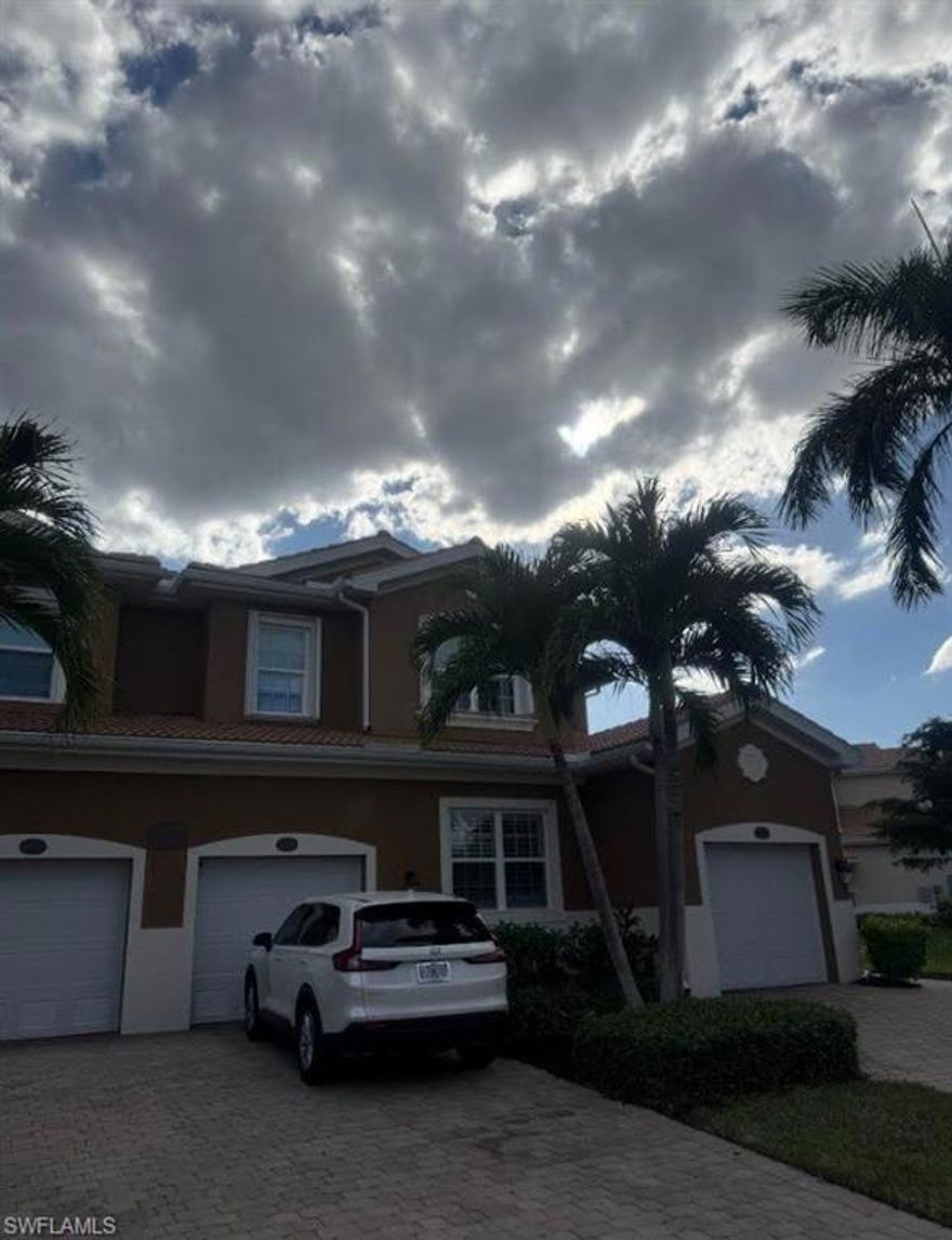 Charming Florida Lifestyle in a Gated Community – Enjoy the convenience of a community clubhouse, pool, and exercise room. This stunning first-floor end unit offers extra windows, filling the space with natural light and a bright, airy feel. The open floor plan is perfect for both relaxation and entertaining, with a spacious living area flowing seamlessly throughout. Step out onto the lanai with your morning coffee and soak in the tranquil lake views. This home features 2 bedrooms plus a den, 2 bathrooms, and a one-car attached garage. Located in a pet-friendly community, it’s the ideal place to call home. This home is packed with desirable features, including plantation shutters for added elegance, freshly painted walls, and tile flooring throughout (no carpet). New baseboards, crown molding, and tray ceilings add to the home’s charm, while updated lighting fixtures and ceiling fans enhance the overall aesthetic. The kitchen boasts beautiful granite countertops, and the home also includes a brand-new water heater and A/C condenser. Electric shutters on the lanai offer added convenience and security, and new doors have been installed throughout. Nestled within Creekside Preserve and surrounded by the Estero Bay Nature Preserve, this home offers easy access to the best of Southwest Florida. You’re just a short drive from SWFL International Airport, Coconut Point Mall, Miromar Outlets, a variety of shopping, fine dining, and major hospitals. Florida Gulf Coast University is also nearby. Whether you prefer Bonita Beach or Fort Myers Beach, you’re centrally located to explore Fort Myers, Bonita Springs, Estero, and Naples.