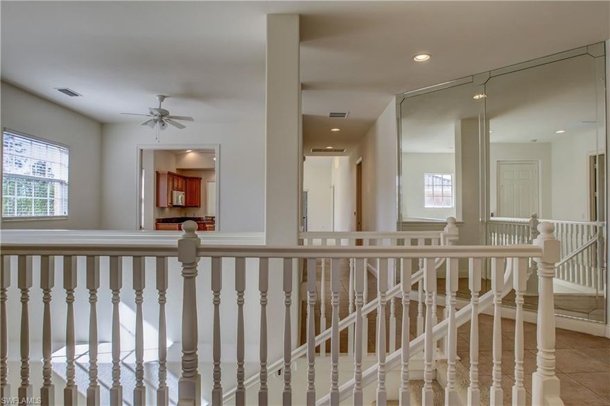 Experience luxury living in the number one community in the United States! This highly sought after San Marino 2nd floor coach home comes complete with 3 bedrooms and a den, 3 full baths, a private screened lanai, incredible kitchen, and beautiful master suite. Enjoy your private elevator for convenient access in and out of the unit. The vaulted ceilings in the living room/dining area provide visually pleasing lines as well as special nooks for decorating. The kitchen includes granite, an island, walk-in pantry, and breakfast nook. The 3rd (front) bedroom is very large and could certainly be a 2nd master suite or mother-in-law quarters. This condo is a tremendous value and has been very well cared for!