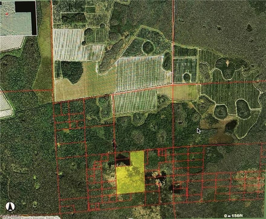 Unique opportunity to own 53 acres surrounded by beautiful farmland. This property has no legal or physical access – it is completely landlocked. Perfect for those seeking seclusion, privacy, and untouched land. Great potential for long-term investment, hunting, camping, or just enjoying the great outdoors. As Naples continues to expand and grow in popularity, large parcels of land like this are becoming harder to find. This is a rare chance to secure a substantial piece of property in a thriving area, offering future possibilities as the region develops and demand for land increases.