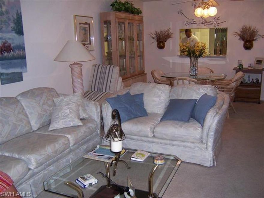 Ground  floor condo 2 Bed 2 Bath  located in desirable and well located Admiralty Yacht Club  Riverside condominium . Admiralty has Resort style facilities, tennis , boating with direct  access, fishing pier, and dockage is available.  The apartment has a large open space airy feeling with lanai overlooking lake. The unit has its own covered  parking and guest parking is readily available. Ideal for your private residence all year around or for seasonal living  or shrewd investment . Lanai in front of living area or opening affords that Florida open air living. En suite  master bedroom and separate guest bedroom and facilities.  Admiralty is a well established  well funded and efficiently managed association with adequate reserves and well manicured and maintained Landscaped Grounds .Location, location is ideal, 10 minutes 1-75, and Downtown shopping,  only 25 min  to South West  International  Airport .  Maintenance includes   ,Water sewer,   lawn maintenance,  trash,  exterior insurance and maintenance.  This is great  unit  with great facilities  and location.