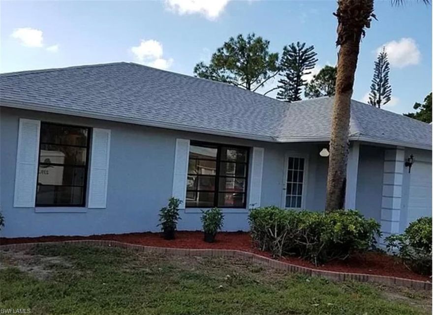Gorgeous 3 bedroom 2 bath pool home in Golden Gate City. Large lanai and pool deck. Private fenced backyard. Tile throughout the house, new kitchen with granite counter tops.