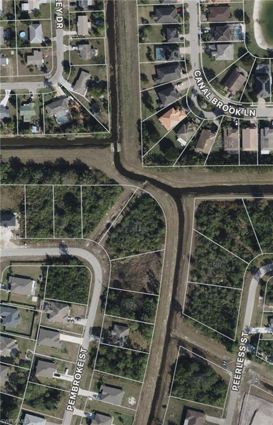 Oversized canal lot located next to Alabama and situation on a corner overseeing Marblebrook Community. Easy access to SR82 and Homestead Road. Surrounded by new construction homes. Paved road and electric nearby.  Financing available! Hablo Español!