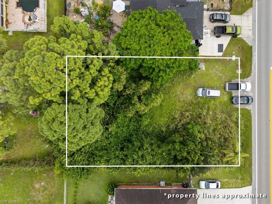 Discover this prime vacant lot nestled in San Carlos Park. This lot offers the perfect foundation for your dream home. What makes this opportunity truly special? This lot previously had a home on it, it is on city water, there are no HOA fees eating into your budget, and no restrictions limiting your lifestyle. Whether you're dreaming of a cozy cottage or a grand estate, this lot gives you the freedom to build exactly what you want. Location couldn't be better. You'll enjoy convenient access to premier shopping destinations like Gulf Coast Town Center and Miromar Outlets for retail therapy. Three Oaks Park provides outdoor recreation opportunities right in your backyard. When travel calls, Southwest Florida International Airport is easily accessible, while Interstate 75 connects you to the broader region. The nearby beaches of Bonita Springs add coastal charm to your everyday life. Don’t miss this opportunity to build your dream home in such a desirable location!