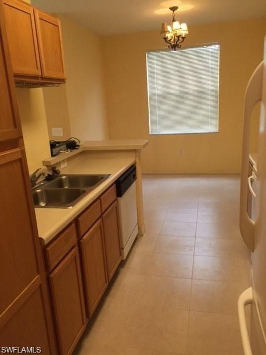 ***AVAILABLE NOW  Feb 28, 2026 FULL YEAR LEASE***  Wonderful 1st Floor 1/1 that lives BIG with lots of light and ALL TILE floors throughout. DOG or cat OK with deposit. Fairway Preserve is a gated community in North Naples across from Gulf Coast House school and Laurel Oak elementary. The community features pool, jacuzzi, fitness center, indoor racquet ball court, and car wash area. Valet Trash is offered to tenants, also Internet is included for tenants. Welcome Home!